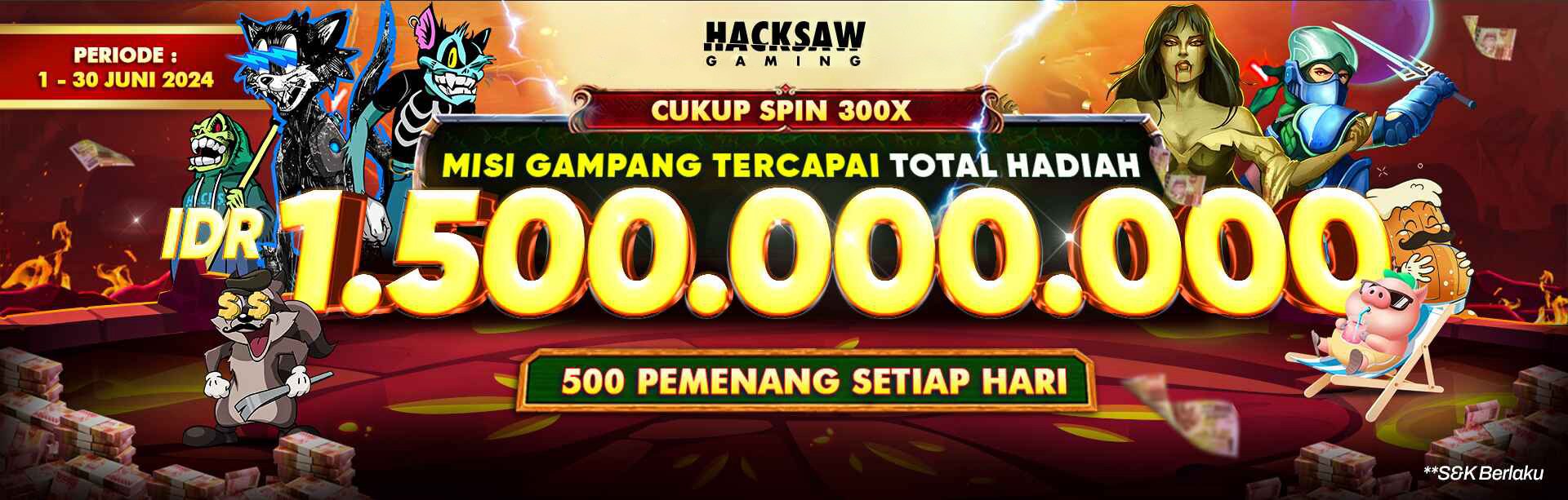 Hacksaw Cash Drop Mission! - JUNE FRENZY 